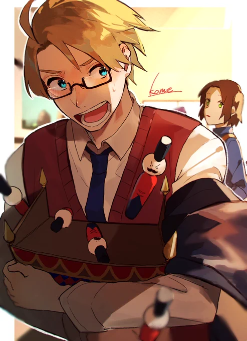 🇬🇧が来たんだぞ!隠せ隠せー!! 