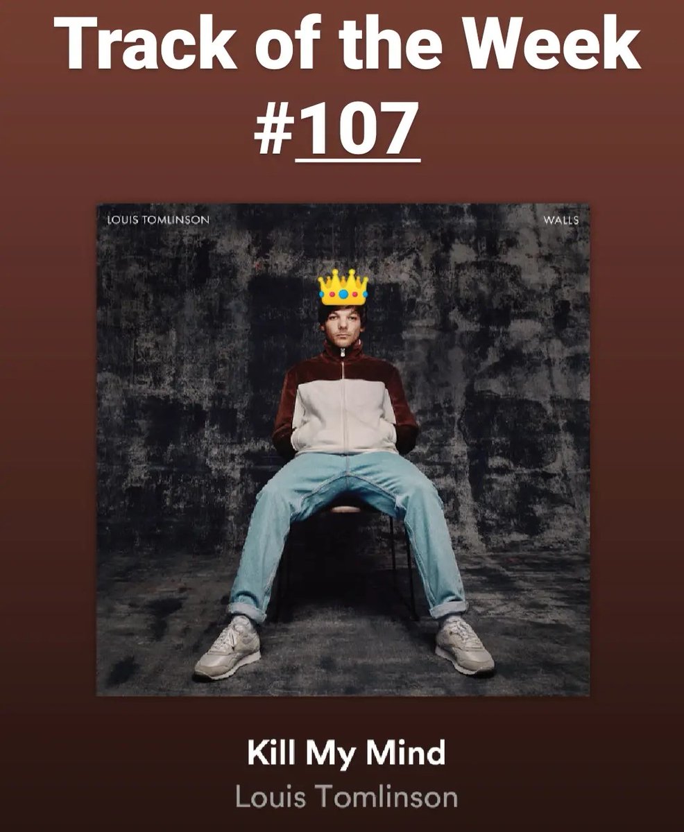 Maruja_Band's tweet image. We've added 'Kill my mind' by @Louis_Tomlinson to our 'Track of the Week' playlist on Spotify, check it out !