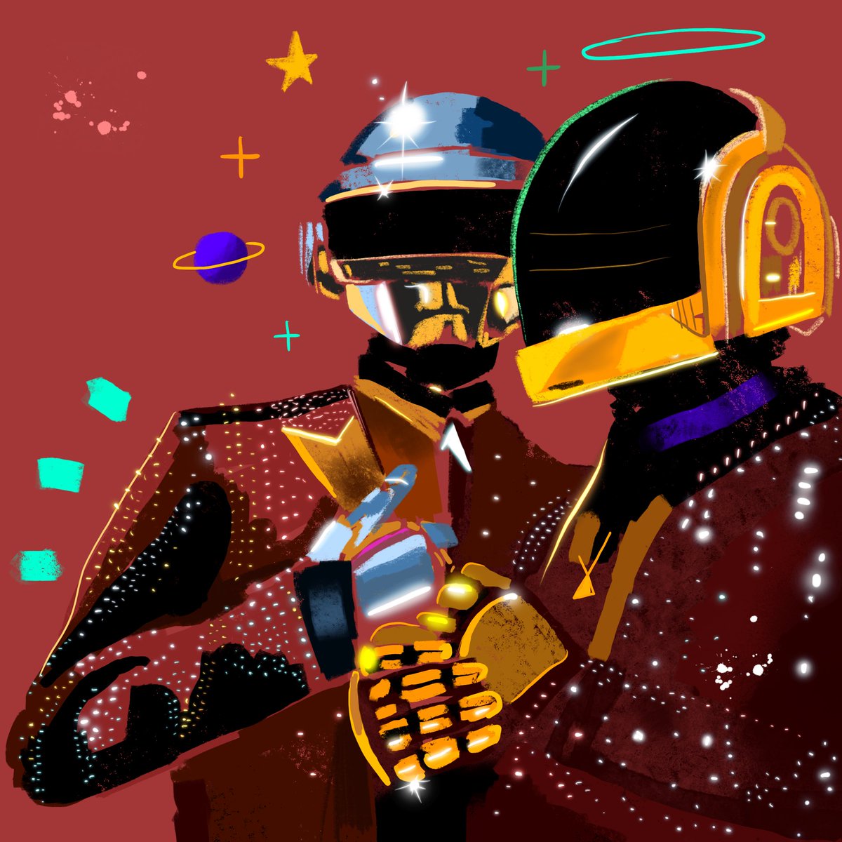 ProbCause's tweet image. Daft Punk Loosie 🌟