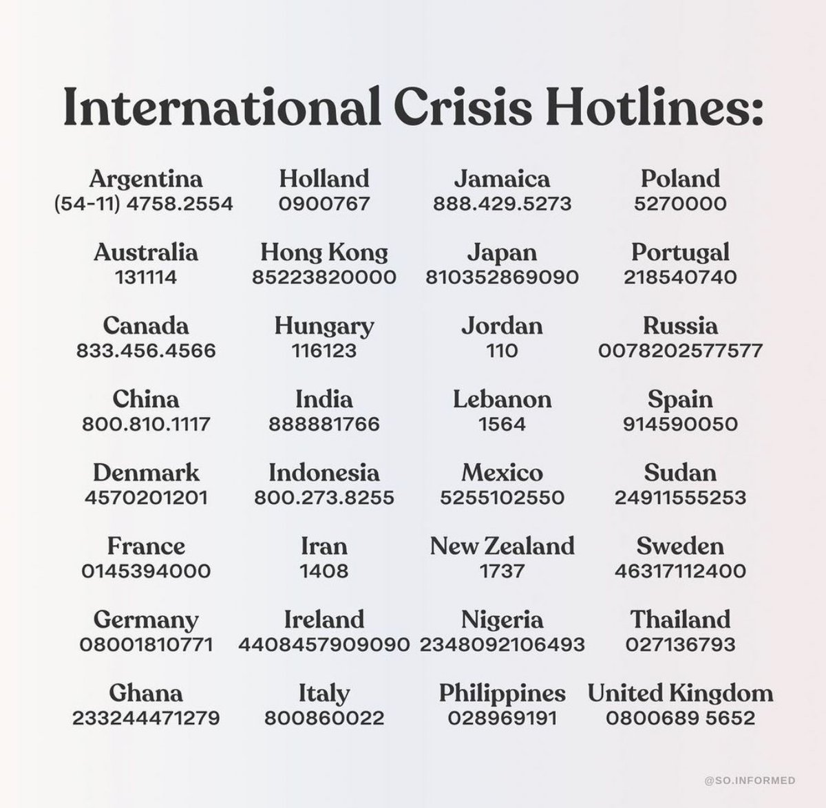 TeamLouisNews's tweet photo. TW / Suicide, attempt

Today is #WorldSuicidePreventionDay — a day to raise awareness about suicide prevention and to offer resources to those who may need them.

You are NOT alone, reach out for help.

© dailytherapydose, so.informed
Info / hotlines: https://t.co/4xhKv26pYE https://t.co/6NW0hpu9bD