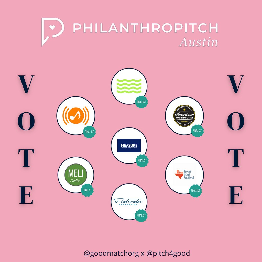 GoodMatchOrg's tweet image. Each of the seven finalists offers vital resources and opportunities to their communities and is so deserving of this fundraiser. 

Now is the time to show your support for your favorite nonprofit! Follow the link in bio to vote and⁠
make a donation!⁠