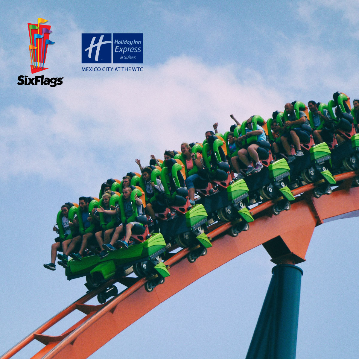 Aquí pondremos tus sentidos al límite, 
ven y vívelo en Six Flags. Consulta las bases  llamando  sin costo al 800 509 8734 o envíanos un correo al: webreservaciones@holidayinnwtc.com #Viernes #business #promociones #WTC #CDMX #negocios #Sixflagsméxico