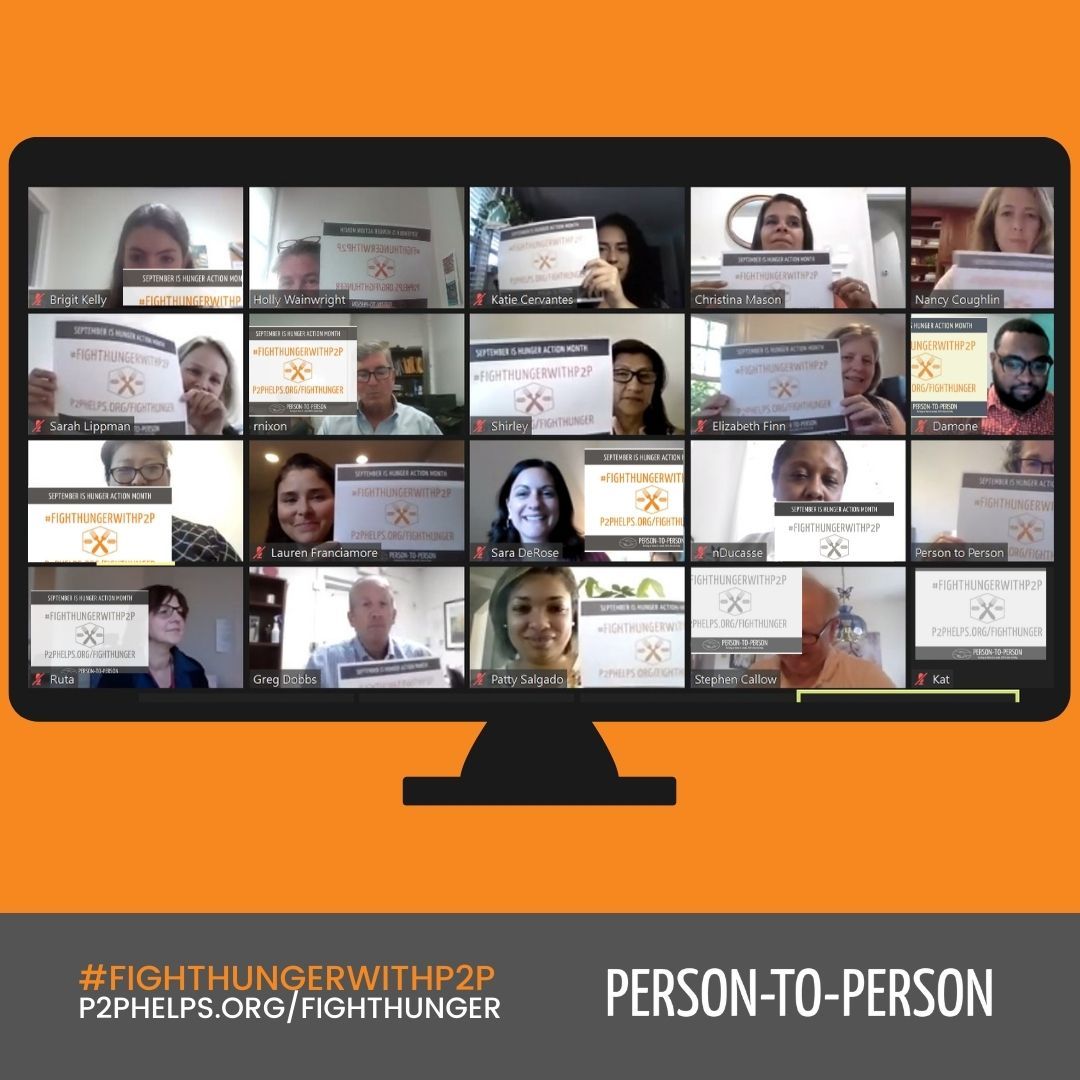 p2phelps's tweet photo. #FightHungerWithP2P

Pictured are members of our team during a recent staff meeting, sharing our commitment to #fighthunger in our #community.

See 5 easy ways to join P2P this #HungerActionMonth, including printing &amp; sharing the #FightHungerWithP2P flyer. https://t.co/vrVAOiyncr https://t.co/814x7CkRDv