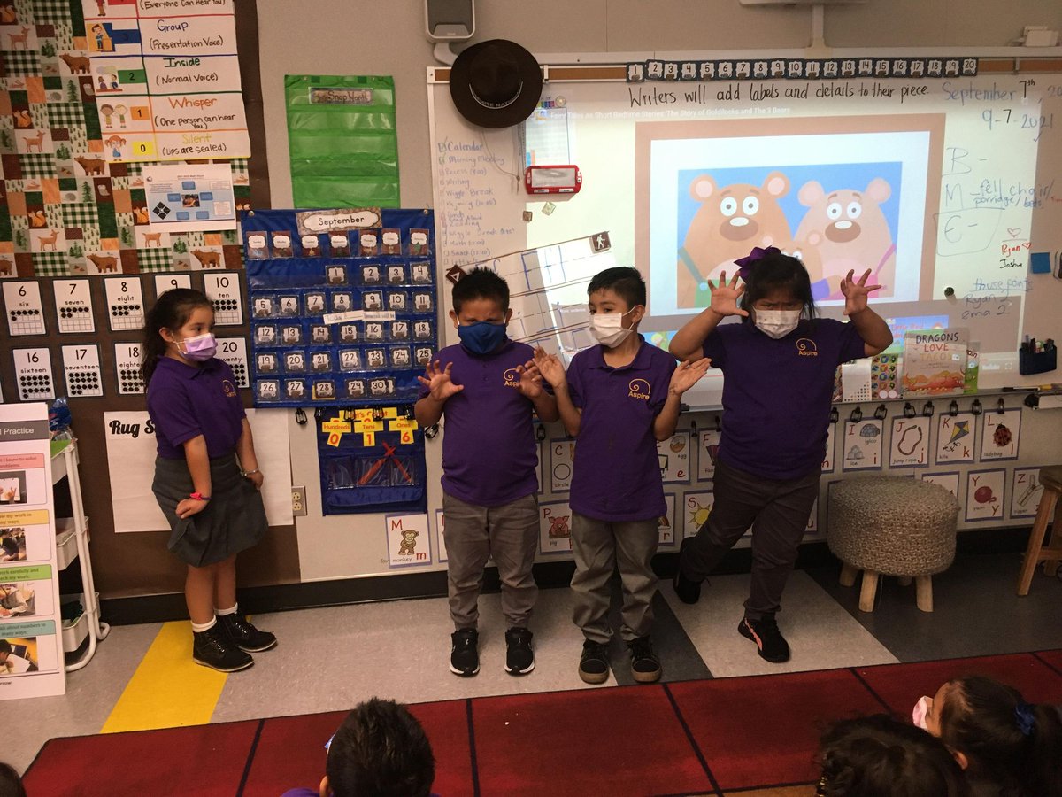 There are some talented Thespians in 1st grade!Check out these scholars acting out scenes from their Readers Theater plays for Theater Arts @CHeatonPhD <a href="/MsJAyala/">Jocelyn Ayala</a> @AspireInskeep <a href="/aspire/">AspirePublicSchools</a> <a href="/AiaIsamartinez/">IsaMartinez_AIA</a> <a href="/Mrs_MHernandez/">Monique Hernandez</a> @v_zometa <a href="/RyanJWillie/">Ryan Willie</a> <a href="/ericajmarquez/">ms.emarquez</a> @castillo387