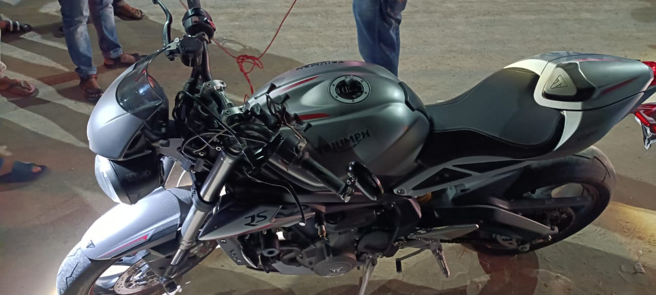 sai dharam tej bike
