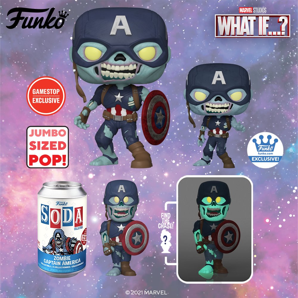 Coming Soon: Pop! Marvel: Marvel Studios' What If…?. Pre-order all your favorites today for your Marvel collection! amzn.to/2YF7fW1? #Funko #FunkoPop #FunkoSODA #Marvel #WhatIf <a href="/whatifofficial/">What If...?</a>