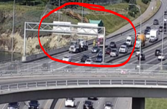 NewsRadioCGY's tweet image. #yyctraffic Fire, police &amp;amp; now a tow truck on scene with crashed vehicles on EB Glenmore Trail approaching 14th Street SW. 
#CleanupContinues