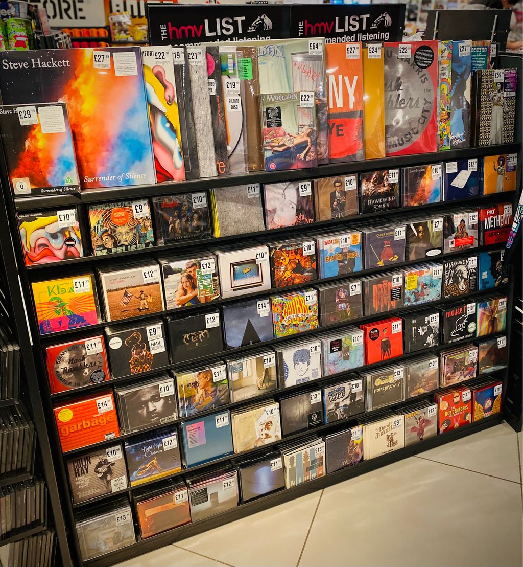 Our “the hmv list” recommended music shelves are bulging with new & recent titles including 💿💿💿💿💿💿💿💿💿 @HawkwindHQ @HackettOfficial @StEttienne @amylandsniffers @MarillionOnline @PatMetheny @officialSpzd @LittleSimz @EricBibb @chetfaker #NewReleaseFriday #Vinyl #NewAlbum