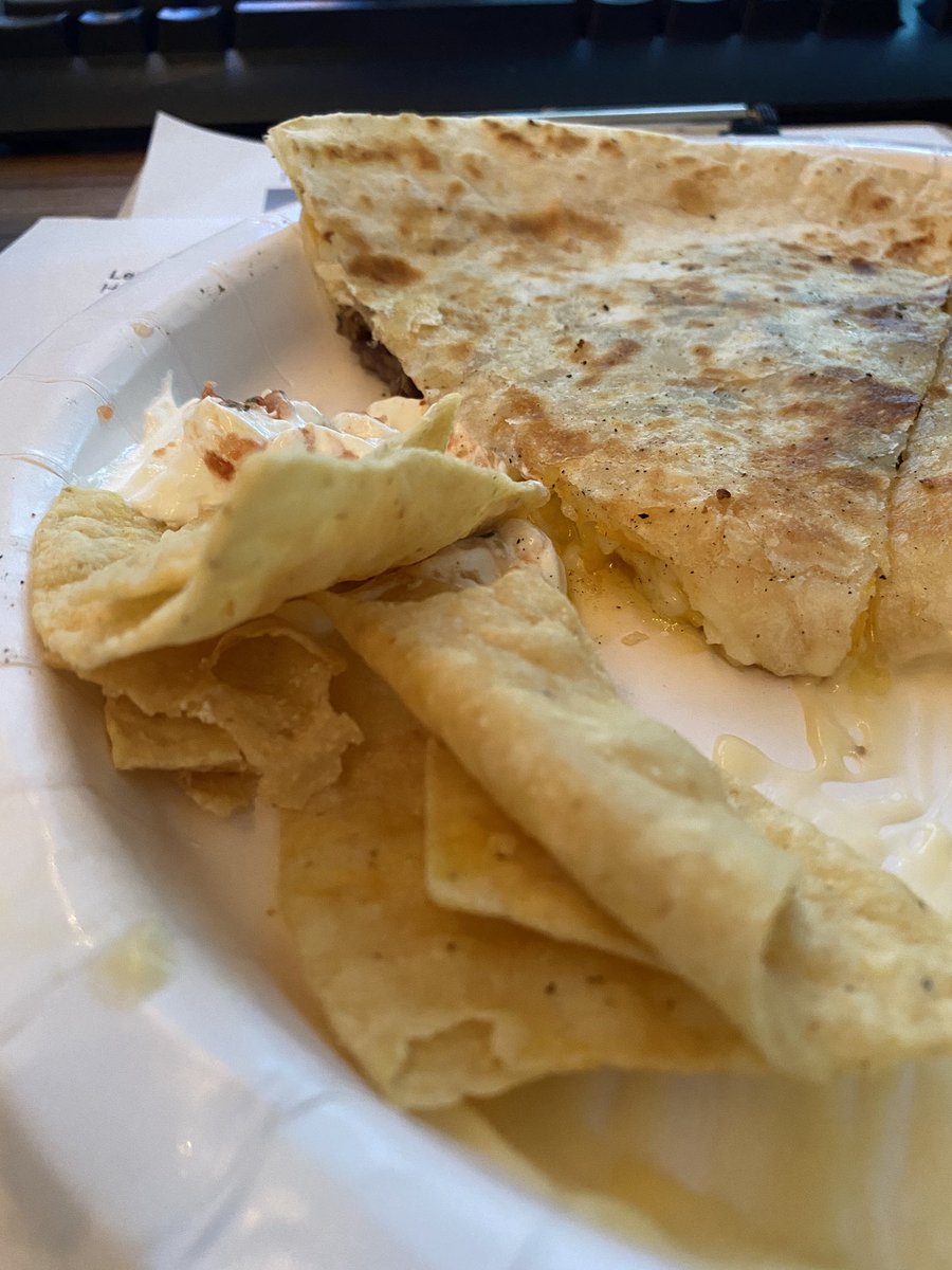 I feel so loved!!!  <a href="/NFHS_TrueNorth/">North Forney HS</a> and Tommy G came together to feed our staff delicious quesadillas today :) #trueNorth