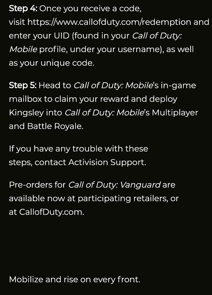 How to Get Arthur Kingsley in Call of Duty: Mobile