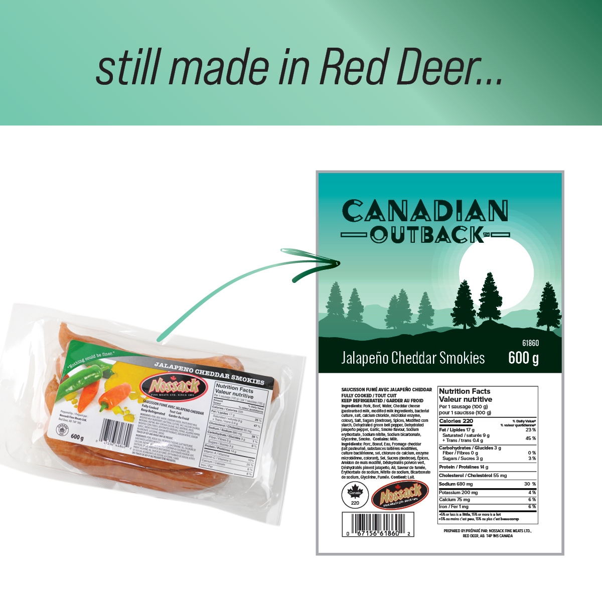 NossackFG's tweet photo. 📣 INTRODUCING - Canadian Outback -
Alberta-made meats to fuel every Canadian Adventure!
Because; it’s better when it’s from here!!!
LEARN MORE 👉🏼 https://t.co/WTpbVvzc0A
#canadianoutback #fuelingyouradventure #alberta #reddeer #madeinreddeer #nossack #smokies #beefjerky https://t.co/sl5YE57xOL