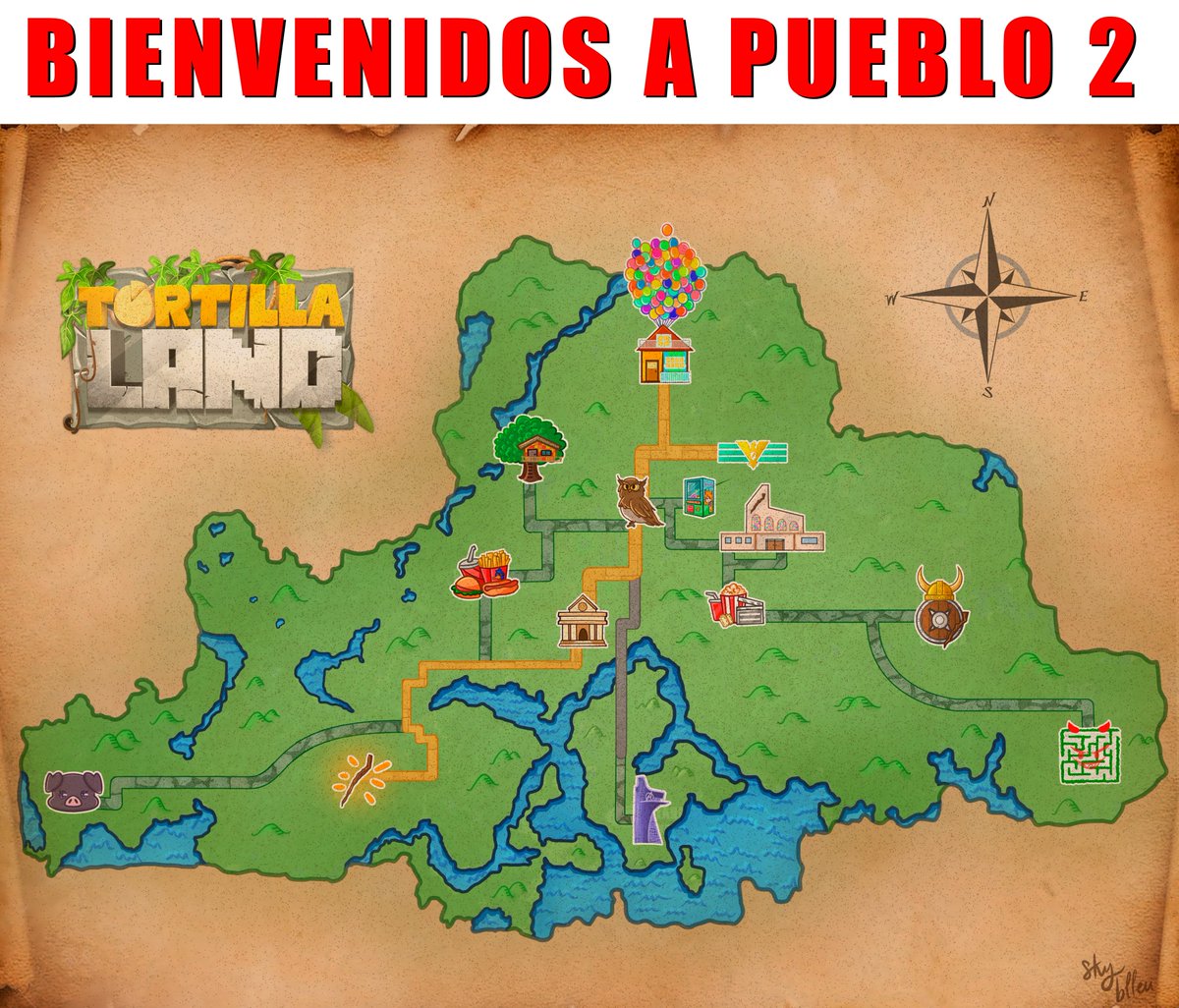 Pol Turrents on Twitter "Hemos hecho un mapa genérico del Pueblo 2 de