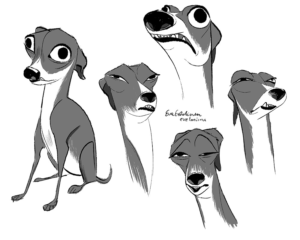 I have drawn some dogs from the internet so here's a compilation. Last image is all Cermet the dog 