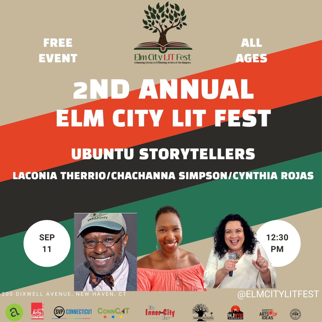 Elm City Lit Festival on Twitter "TOMORROW 9/11 1230pm! Ubuntu Storytellers Laconia Therrio