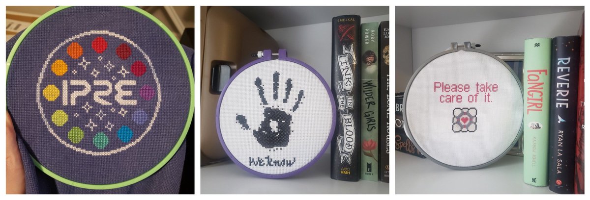 ChanbakeRhys's tweet photo. Need to make some extra income in the next few weeks if at all possible so my commissions are OPEN! DM me for custom designs! #commissionsopen #CrossStitch #DarkSouls #theadventurezone #darkbrotherhood #portal https://t.co/SbDcFjIR6d