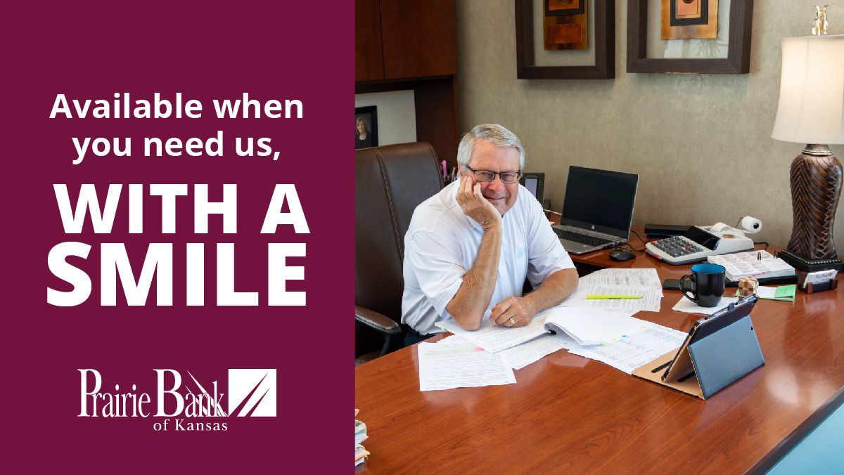 PrairieBankKS's tweet photo. Prairie Bank of Kansas consumer loans are available to you, from vehicle to vacation. Fill out a credit application on our website today! #PBKS https://t.co/5X2oFq28wH