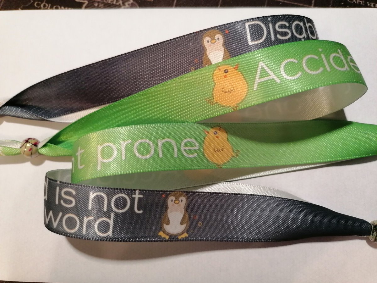 #DisabledIsNotABadWord wrist bands are now available, as are the charity #DyspraxiaAwareness badges

dyspraxia-magazine-store.myshopify.com/cart/408455342…
