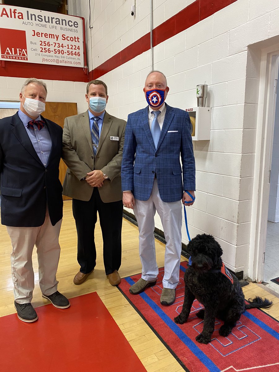 TurnerRusty's tweet photo. Happy to be invited to Vinemont HS today with @FloydLaw47 and @Cullman_Courts ! Thanks to @CCBOEAL for allowing us to visit our schools each year. https://t.co/LcxYQQkh9e
