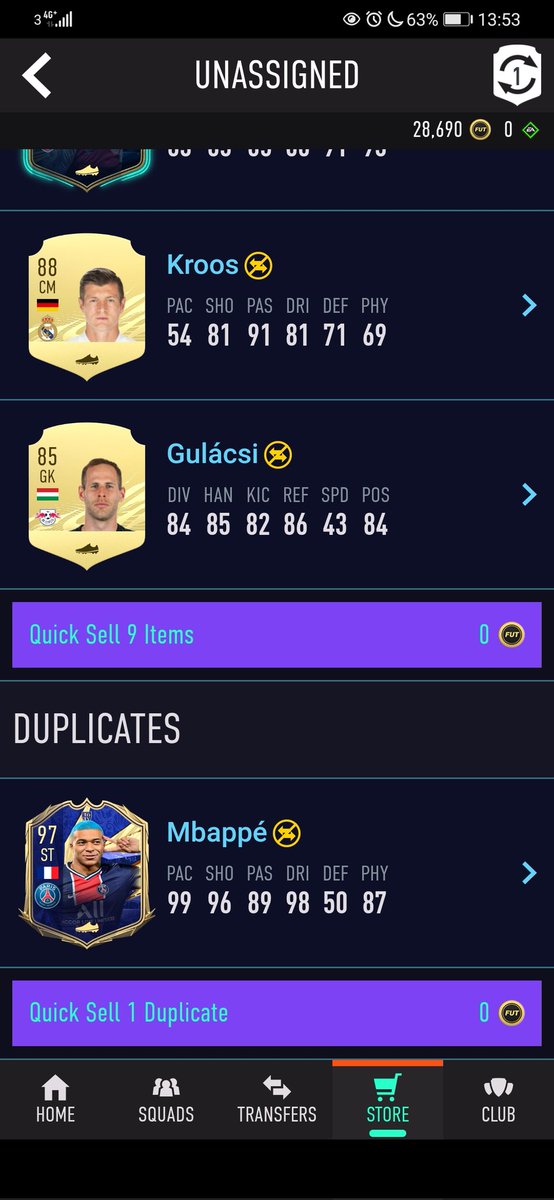 Dave__yorkshire's tweet photo. @MattHDGamer @EASPORTSFIFA This is probably EA telling me to stop grinding.... https://t.co/bRqzYUej33