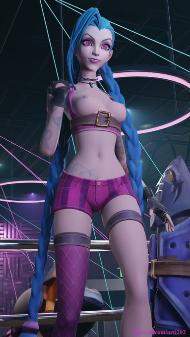 1 pic. Jinx

1-  https://t.co/Zrbua3LnZj
2-  https://t.co/in0g5f6OcA

Extra Clothes/Angles 4k (17 versions)