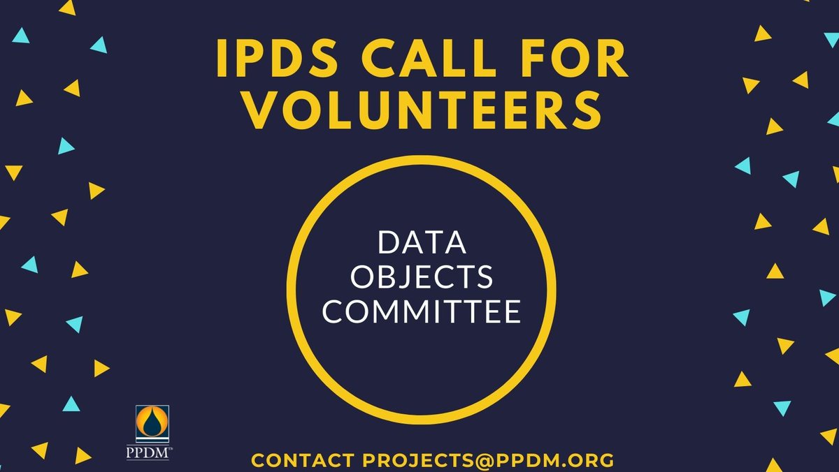 PPDMAssociation's tweet image. Our new Data Objects Committee is recruiting volunteers! For more information, visit the volunteer section of our careers page or contact projects@ppdm.org.
ppdm.org/PPDM/PPDM/Care…
Please note that volunteering requires a PPDM Association membership.
#Data #PPDM #DataObjects