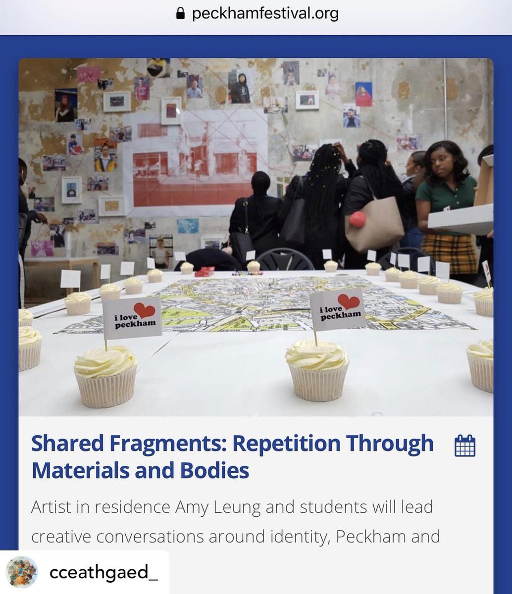 CCEatHGAEDART's tweet photo. A week to go! Come and join us @peckhamfestival (18th and 19th September - 11-6pm) in the community hub for workshops, debate cakes and to explore the creative activism of the HGAED artists Nadia and Jenna with the wonderful Amy Leung! @HarrisGirlsED https://t.co/9isawVQNp0
