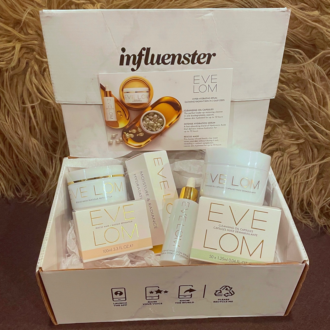 NIC0LEPAULA's tweet photo. What better way to #RevealYourRadiance than with a #complimentary @EveLom box from @Influenster?! SO EXCITED 💛 https://t.co/oTHV1L4neS