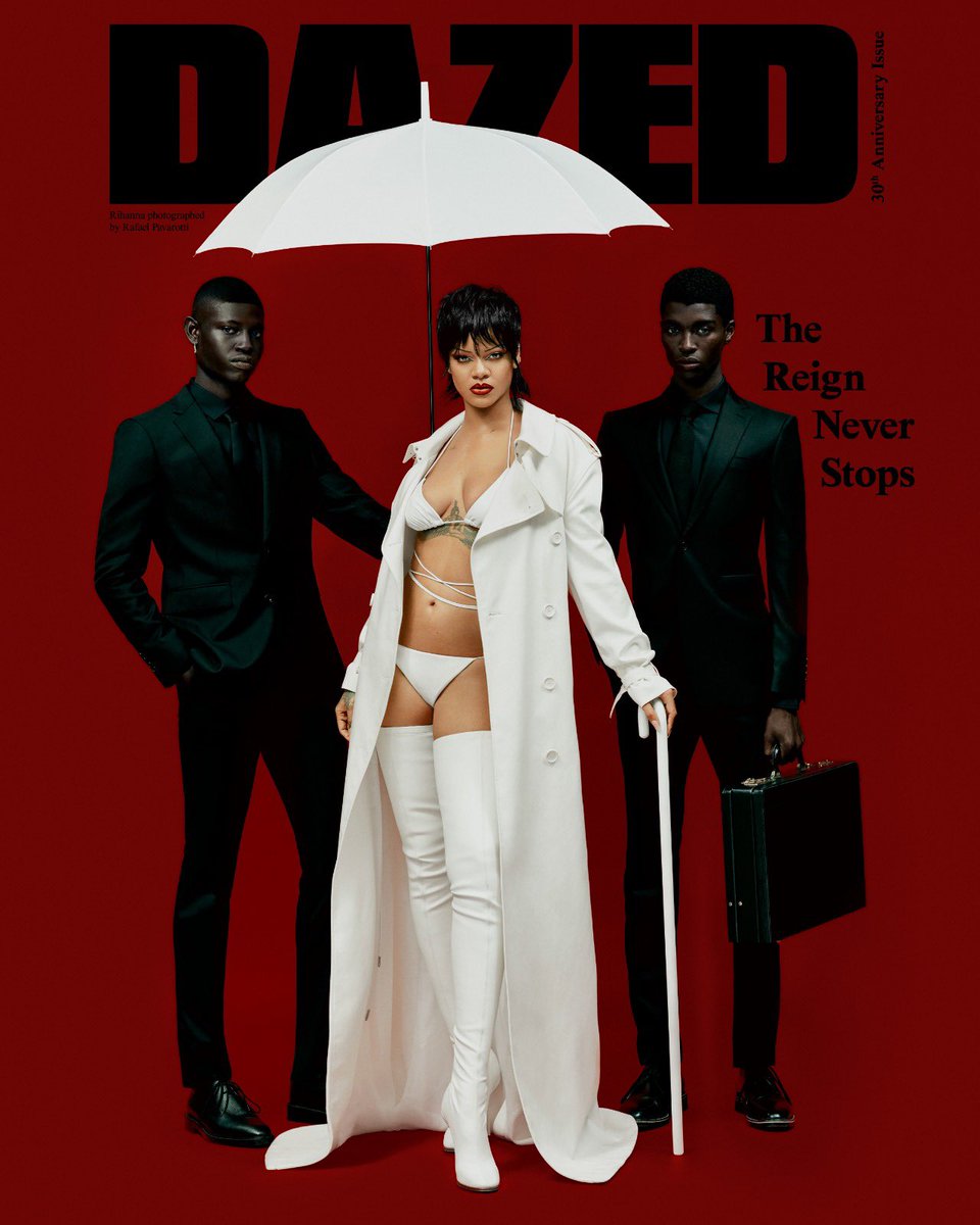 My first Magazine cover for Dazed with Rihanna &amp; Alton Mason