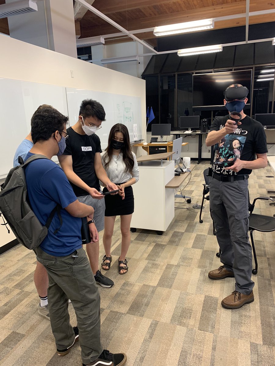 Timothy D. Arner (@timothydarner) on Twitter photo Glad to be back to VR in the real world! Here’s <a href="/doktorfrag/">David Neville, PhD, MS</a> showing off the Viking longship to our new development team. <a href="/GrinnellCIEL/">Grinnell College Immersive Experiences Lab (GCIEL)</a> <a href="/GrinnellCollege/">Grinnell College</a> Glad to be back to VR in the real world! Here’s <a href="/doktorfrag/">David Neville, PhD, MS</a> showing off the Viking longship to our new development team. <a href="/GrinnellCIEL/">Grinnell College Immersive Experiences Lab (GCIEL)</a> <a href="/GrinnellCollege/">Grinnell College</a>