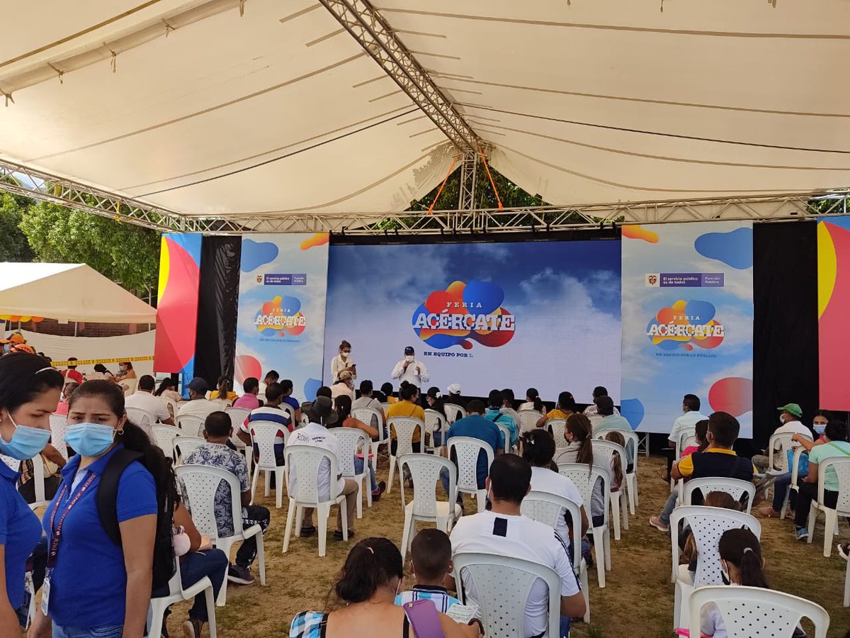 Colpensiones's tweet photo. Hoy en la #FeriaAcércate que se desarrolla en #Sardinata, #NorteDeSantander, brindamos información sobre temas pensionales y el programa #BEPS a todos los ciudadanos que se han acercado. Seguimos llevando protección económica a las regiones. 🇨🇴 https://t.co/sSboxjExtv