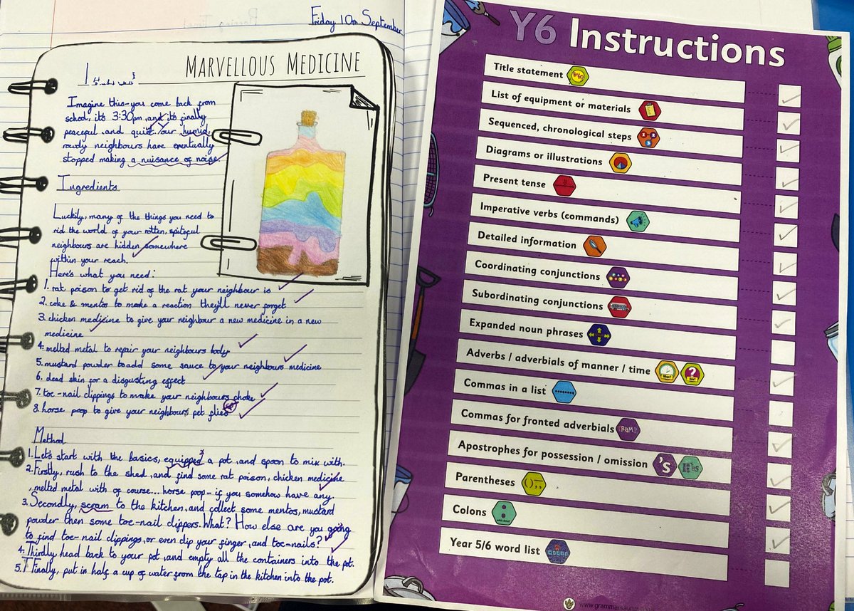 Heathhayesacad2's tweet photo. WOW🤩 Year 6 completed their first extended write today, and it was AMAZING!😍 

Loving the Grammarsaurus book and checklist!🌟

@Grammarsaurus1 @reach2trust https://t.co/xPjSli4qWs