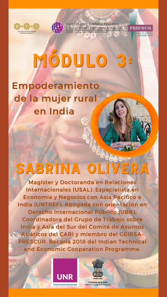geirprecsur's tweet photo. Les presentamos los módulos y docentes del seminario "La cuestión de género en Asia: el rol de la mujer en India y el Sudeste Asiático".

Queremos contarles a su vez que los cupos ya se encuentran agotados. ¡Muchísimas gracias por el interés! Nos vemos muy pronto! https://t.co/7NXLU6Ta4h
