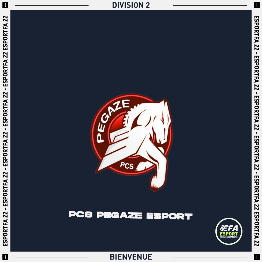 [22/24]

Bienvenue à @PegazeVpg dans la Division 2 ! 🏆

#ESPORTFA22