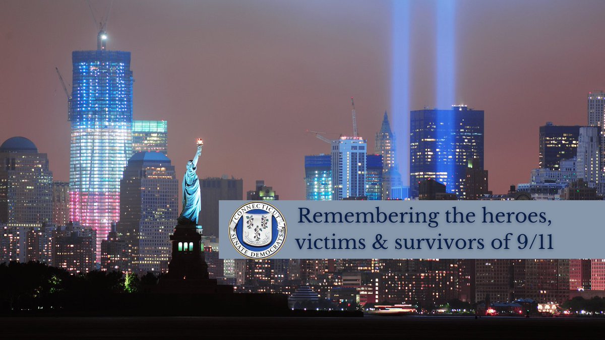 SenatorMooreCT's tweet image. 9/11 Remembrance Ceremonies and More - mailchi.mp/senatedems.ct.…