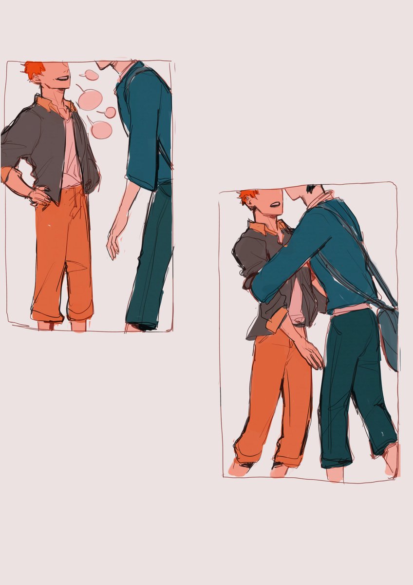 i've always wanted to draw drunk kagehina 