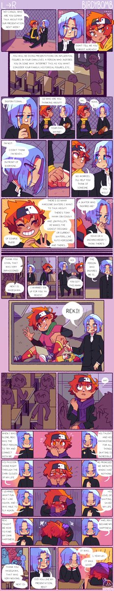 Langa and Reki's totally normal school presentation
(full comic)

#SK8エスケーエイト #renga 