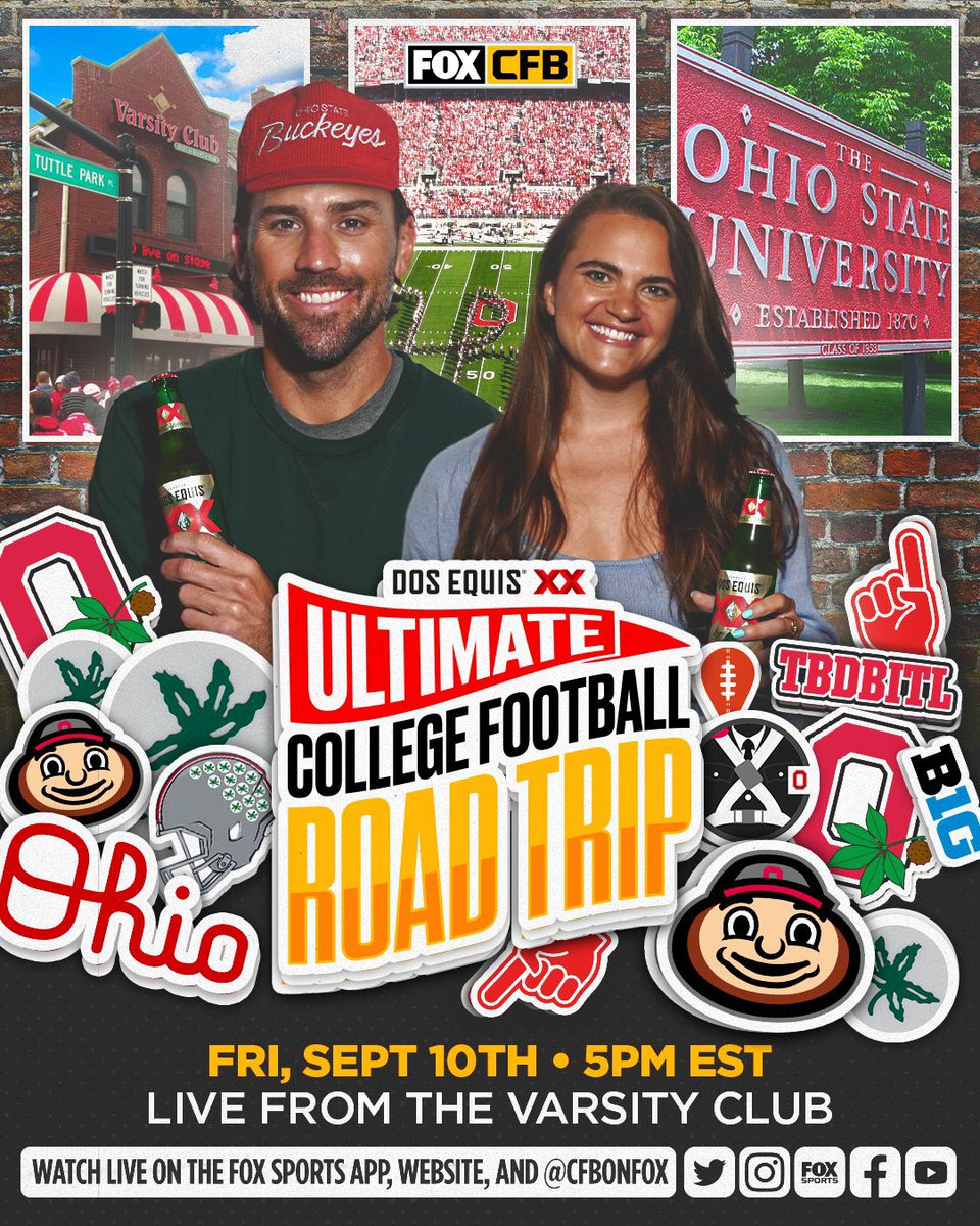 COLUMBUS — TONIGHT — 5 pm

LIVE FROM GOD'S COUNTRY

We're giving away some free beer and celebrating the world's best fans being back in the only stadium that truly matters

Ditch class/work and come get after it with us