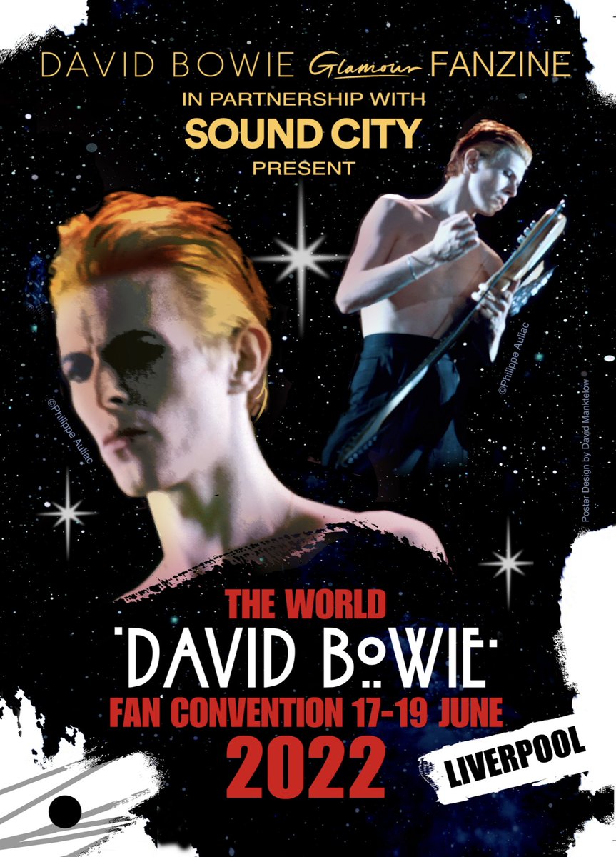 DavidBowieGlam's tweet image. WIN A PAIR OF VIP TICKETS TO THE DAVID BOWIE WORLD FAN CONVENTION 2022!
You must be following this account &amp;amp; simply retweet this tweet. Winner announced on Tuesday!