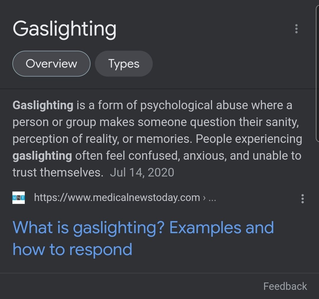 Grim Reaper on X: //gaslighting is not a synonym for manipulation