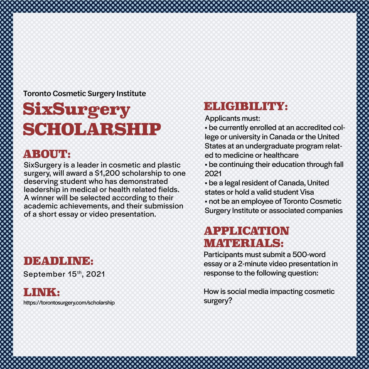 Scroll through to check out this awesome scholarship!
#scholarship #depauluniversity