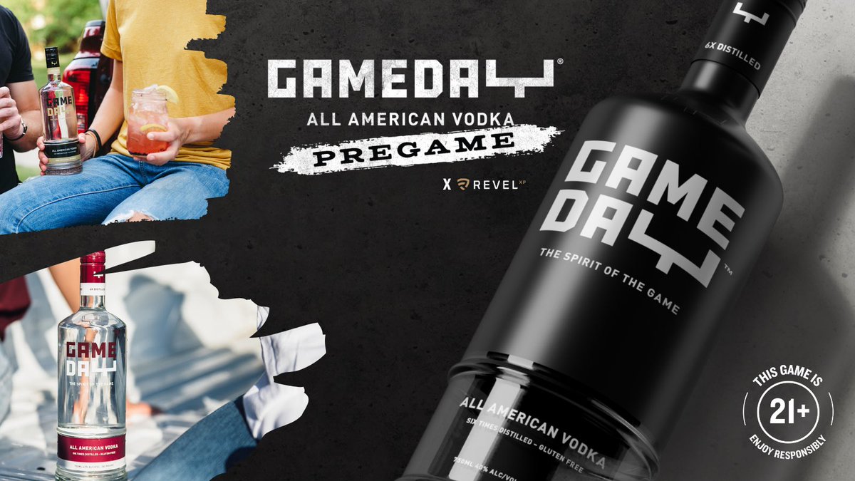 RAISE YOUR GAME at Mile High Stadium this Saturday with <a href="/GamedayVodka/">GameDay Vodka</a> PreGame; The Ultimate Day Party. Join us and @REVEL__XP on Mane St. 9:30 – 1:30, as we warm up for <a href="/CUBuffsFootball/">Colorado Buffaloes Football</a> vs. <a href="/AggieFootball/">Texas A&M Football</a> with a smoother, better vodka. This game is 21+ Please drink responsibly.