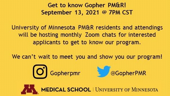 University of Minnesota PM&R Residency Program tweet media