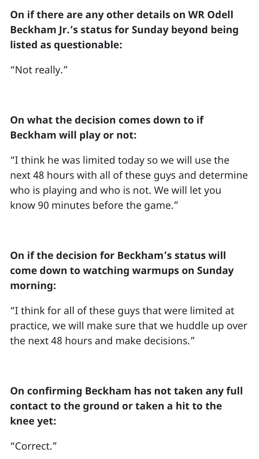 Adam Schefter Browns Hc Kevin Stefanski On The Status Of Wr Odell Beckham Jr For Sunday S Opener Against The Chiefs Adam Schefter Browns Hc Kevin Stefanski On The Status Of Wr Odell Beckham Jr For Sunday S Opener Against The Chiefs
