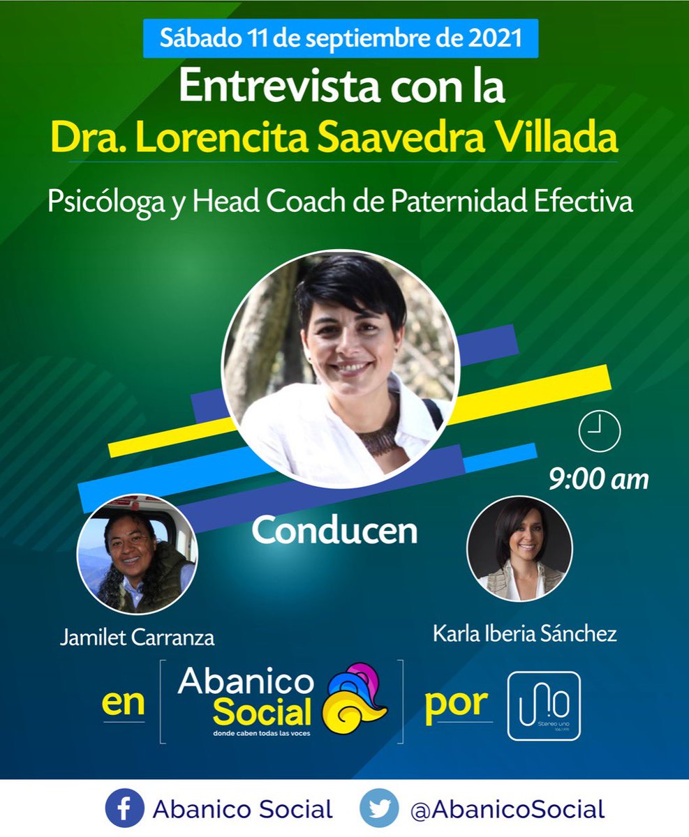 AbanicoSocial's tweet photo. Cuando un niño o niña, pierde un padre, madre, abuelo o abuela por Covid-19, le llaman la "pandemia oculta".  ¿Qué y cómo les decimos?, ¿cómo pasan el duelo? Escuche a @karlaiberia y @JamiletCarranza conversar con las psicólogas Lorencita Saavedra, Silva Acevedo y @vicruvi. https://t.co/JYmJ7QBHfU