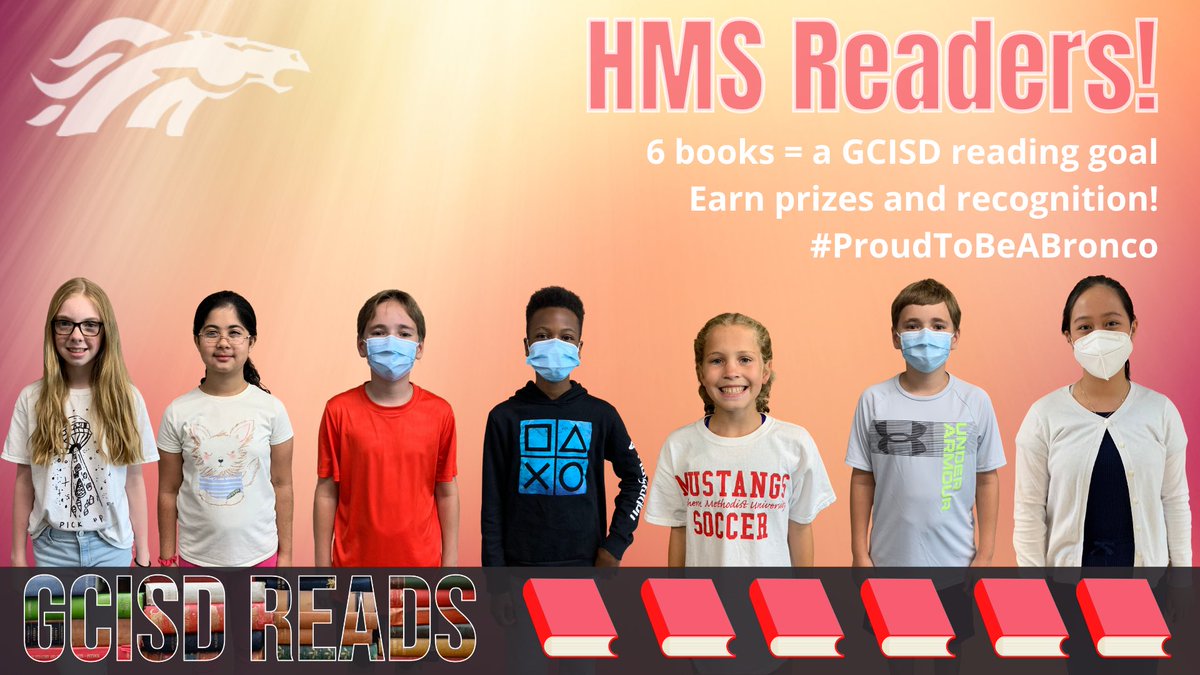 MrsQ_HMS's tweet photo. Iโm super proud of these @HeritageBroncos Readers who have already met a reading goal this year! #gcisdlib #GCISDReads #6Books https://t.co/Ks3NgseJnc