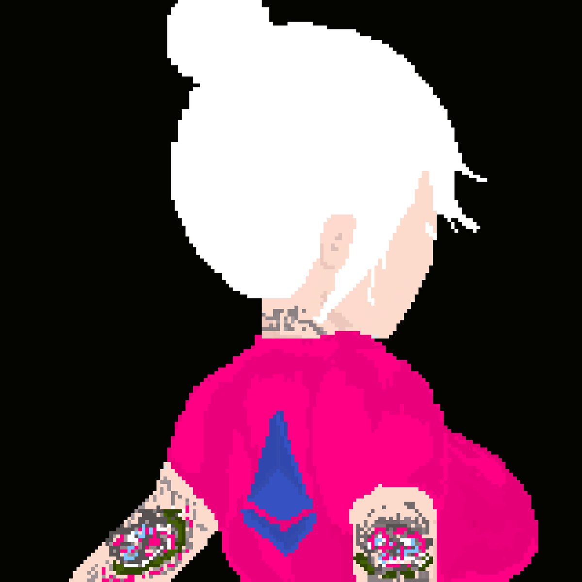Wraith Babe Tatted W/Ethereum shirt series 2 collection