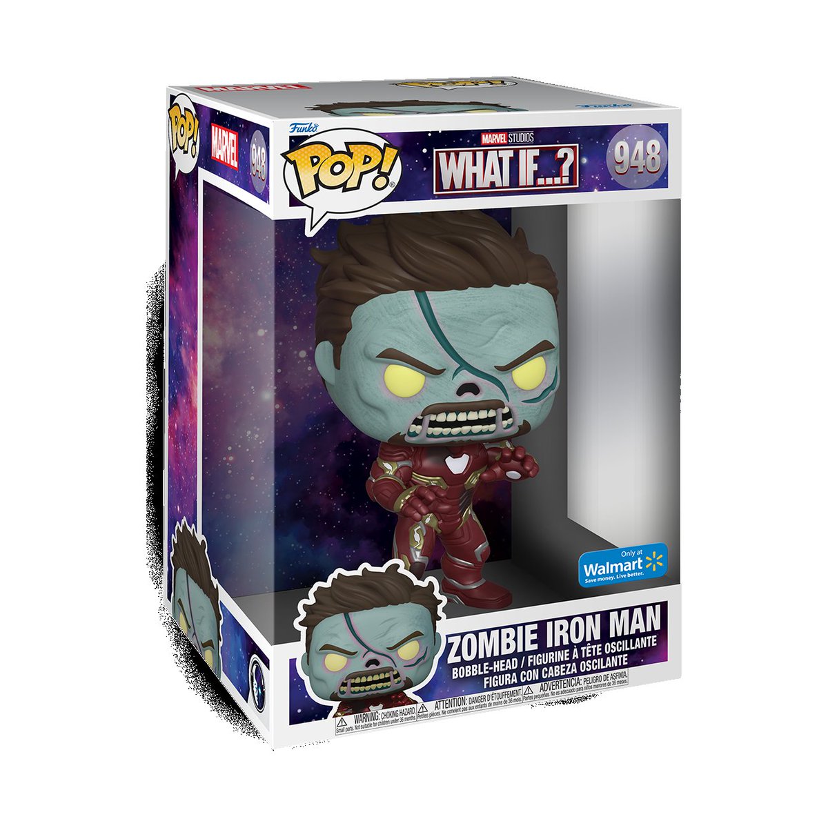 OriginalFunko's tweet image. RT and follow @OriginalFunko for the chance to WIN this @Walmart exclusive Zombie Iron Man Pop! Jumbo! #Funko #FunkoPop #Marvel @whatifofficial