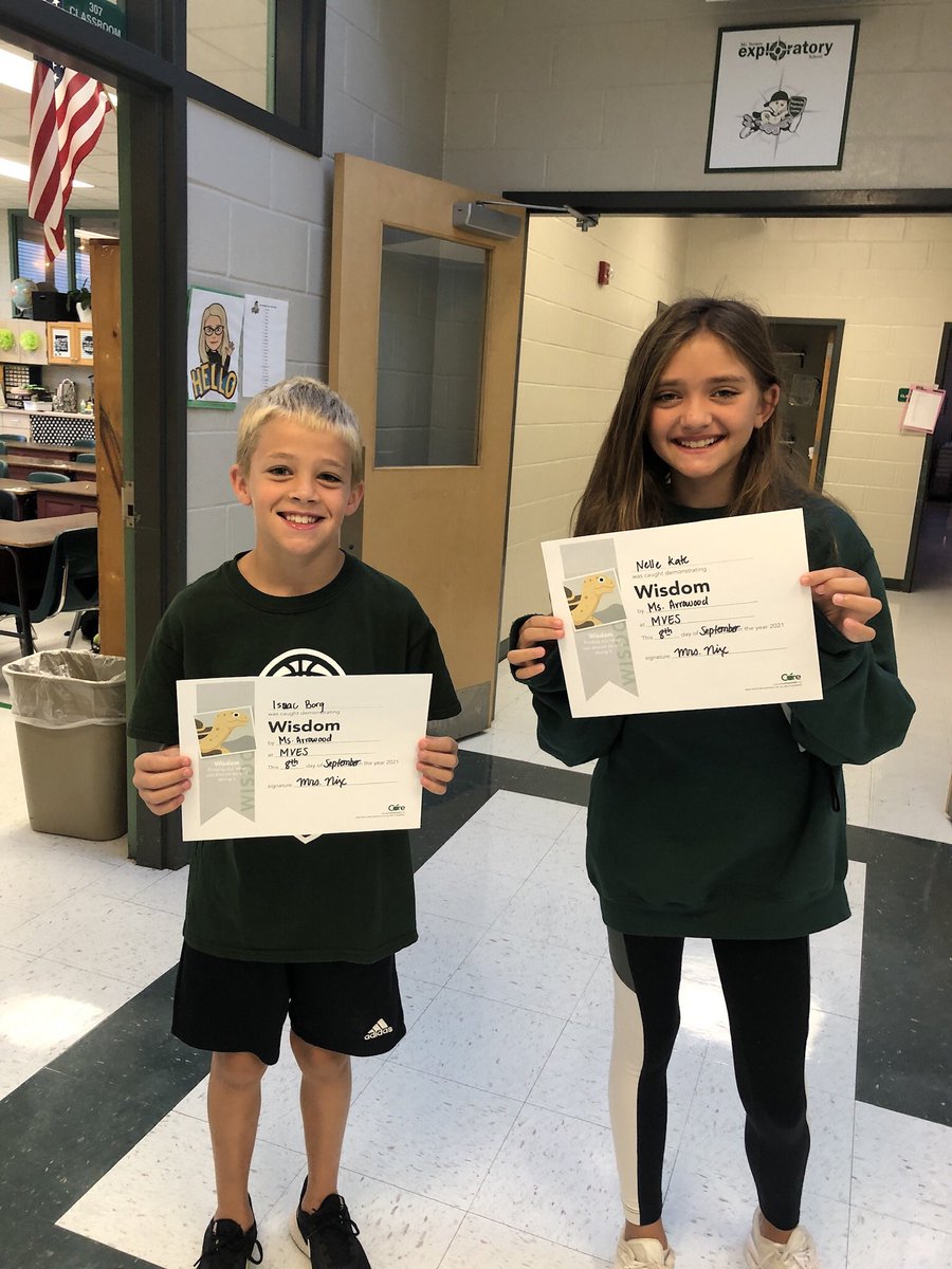 MsArrowood5MVES's tweet photo. @MsArrowood5MVES congratulations to our FIRST STUDENTS OF THE MONTH!! @MVESGainesville #Wisdom #peerselected https://t.co/m80P98iK1R