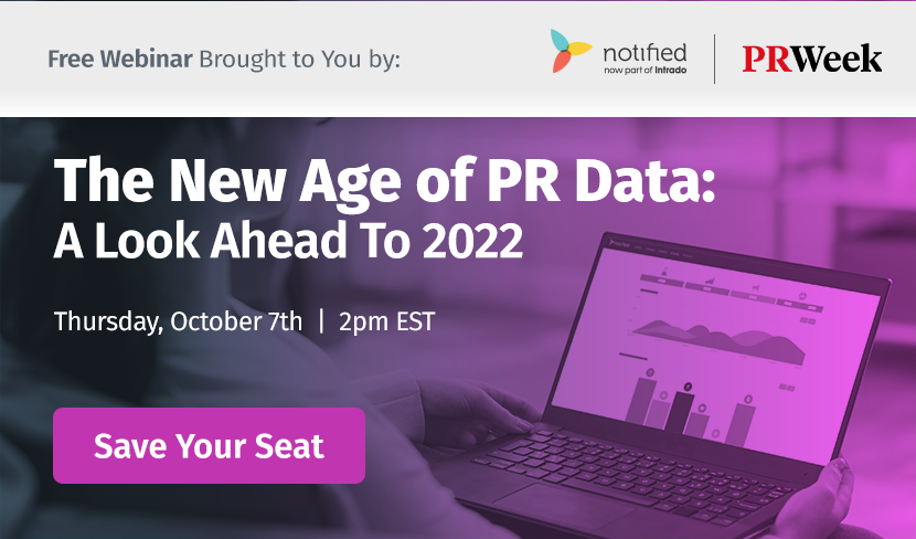 s57benchodor's tweet photo. #PR pros know that being data-driven is about more than just collecting data. It’s about knowing how to analyze it properly &amp; surface what’s relevant! Oct. 7 join me for a LIVE #webinar @PRWeekUS to learn what's next for PR data! Save your seat: https://t.co/6LKv6U2OHI @Notified https://t.co/KXwTs9WnnP