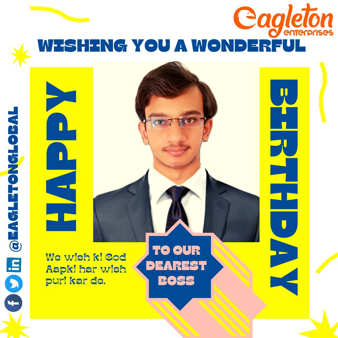 eagletonglobal's tweet photo. #happybirthdayboss @rushilapatel https://t.co/2XY397bv1E